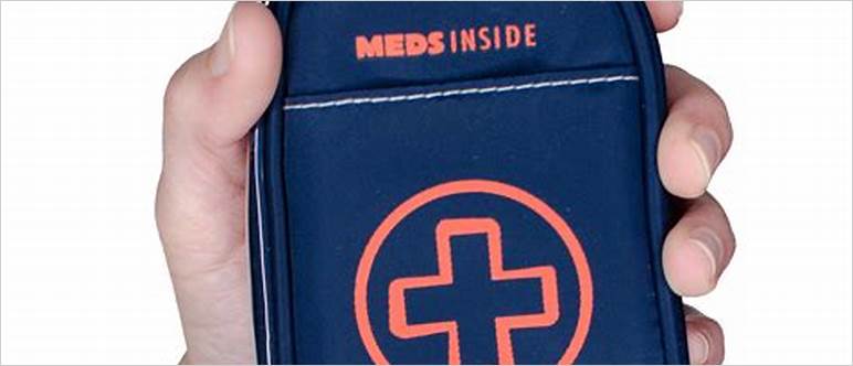 Medicine case for travel